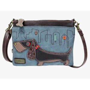 Chala Weiner Dog Mini Crossbody Handbag Clutch